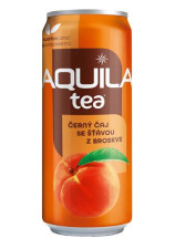 Aquila 0,33l plech led. čaj broskev