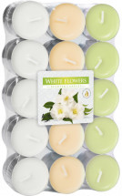 AURA Svíčka White Flowers 30ks