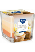 AURA 170g Svíčka Vanilla cupcake