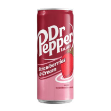 Dr.pepper EU Strawberies & cream 330ml x 24 (lon cao)