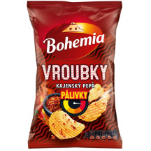Bohemia chips 120g Vroubky Pálivky Kajenský pepř (18)