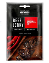 The Meat Makers Beef Jerky 25g Original hot
