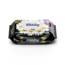 WhiteDay vlh. ubrousky 120ks Chamomile