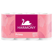 Harmony Toaletní papír Prima White 3-vrstvý 8ks