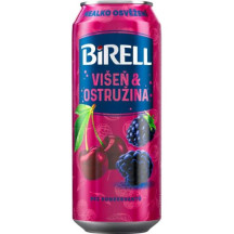 Birell 500ml plech - Višeň & ostružina
