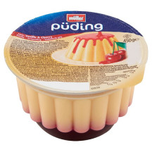 Muller Puding krupice vanilka/víšeň 450g