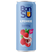 Bonsu 330ml sparkling - Lychee