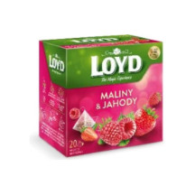 Loyd Čaj ovocný maliny+jahody 20x2g