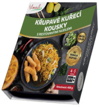 VIMEAL Restované nudle s křupavými kuřecími kousky 400g