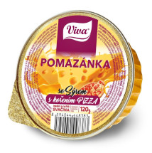 VIVA Pomazánka se sýrem a kořením Pizza 120g
