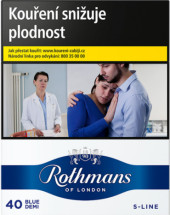 ROTHMANS 40 S-LINE BLUE 300.00 U