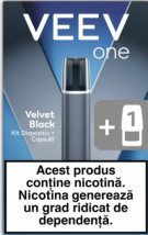 VEEV ONE 1000 KIT VELVET BLACK BLUEBRRY 18MG