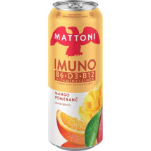 Mattoni 500ml plech - Imuno Pomeranč + Mango