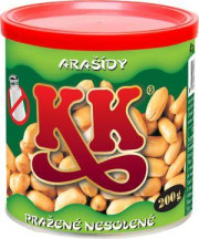 KK Arašídy 200g plech nesolené