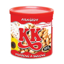 KK arašídy 227g plech solené - 24ks/kart