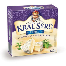 Král Sýrů Hermelín pro.bylinky 120g