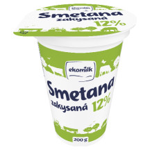 Ekomilk 200g- Zakysaná smetana 12%