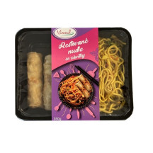 VIMEAL Restované nudle se závitky 350g