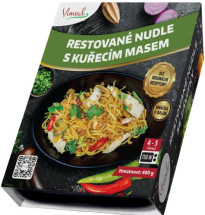 VIMEAL Restované nudle s kuřecím řízkem po asijsku 400g