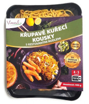 VIMEAL Restované nudle s křupavými kuřecími kousky 400g