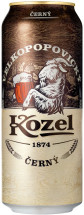 Kozel 500ml plech Černý