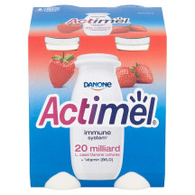 Actimel Jahoda 4x100g