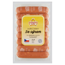 VK VAK.Kuř párky se sýrem 290g