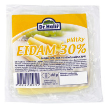 Dr.Halíř Eidam plátky 30% 80g