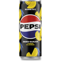 Pepsi 330ml plech CZ - Lemon Zero
