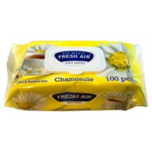 Fresh Air vlhčené ubrousky 100ks Heřmanek