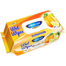 Fresh Air vlhčené ubrousky 120ks - Citrus
