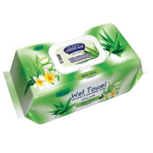 Fresh Air vlhčené ubrousky 120ks - aloe vera