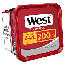 detail TABÁK WEST RED 200G