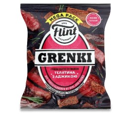 chi tiết Flint GRENKI Telecí maso s adžikou 70g(1/70kus)