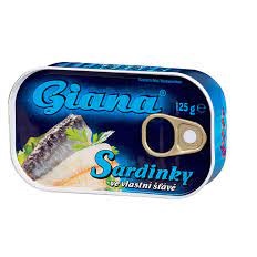 detail Giana Sardinky 125g - ve vlastní štávě