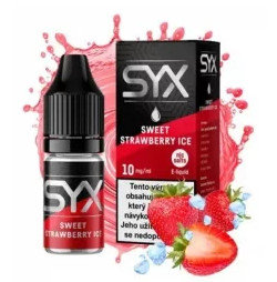 detail E-LIQUID SYX STRAWBERRY ICE 10ML 20MG