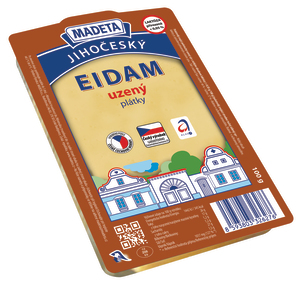 detail Jihočeský Eidam uzený 44% plátky 100g