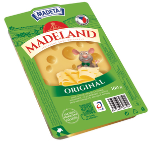 detail Madeland 45% plátky 100g