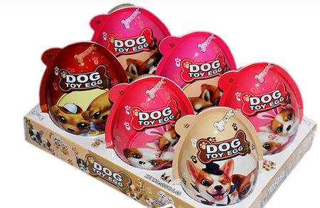 chi tiết Vajíčko - DOG TOY EGG 21g x 6