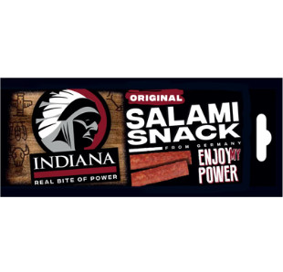 detail Jerky Indiana salami snack 18g Original