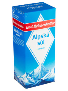 detail Sůl alpská s jódem 500g