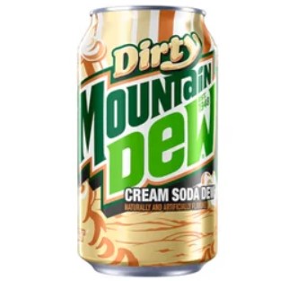 detail Mountain Dew USA 355ml Cream Soda