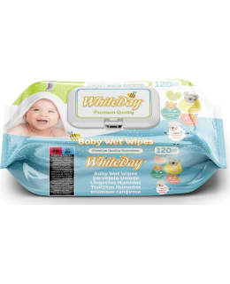 detail WhiteDay vlh. ubrousky Baby 120ks