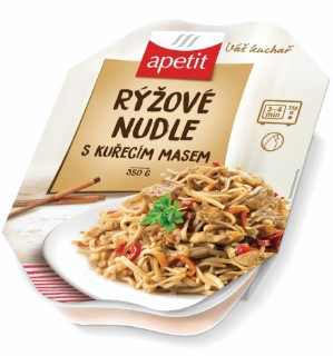 detail Apetit rýžové nudle s kuřecím masem 350g