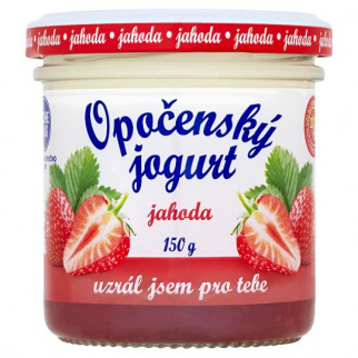 chi tiết BoheMilk Opoč.jogurt jahoda 150g