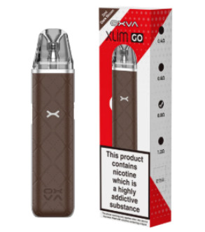 detail OXVA XLIM GO S.KIT DARK BROWN 1000mAh