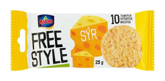 detail Racio Free Style Chlebíčky sýr 25g