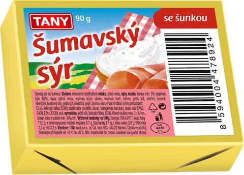 chi tiết Tany - Šumavský sýr 90g šunka