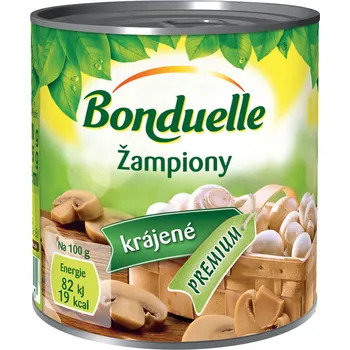 detail Bonduelle Žampiony krájené 200g