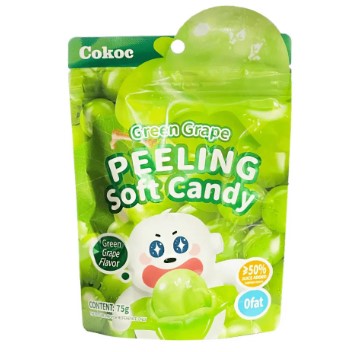 detail Cokoc Peeling soft candy 75g Green Grape